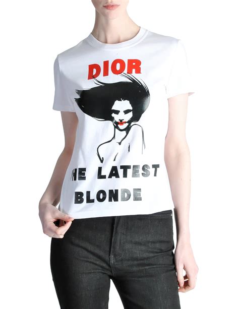 dior the latest blonde shirt|vintage Dior shirt.